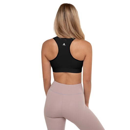 Goal Getter (Black Padded Sports Bra)