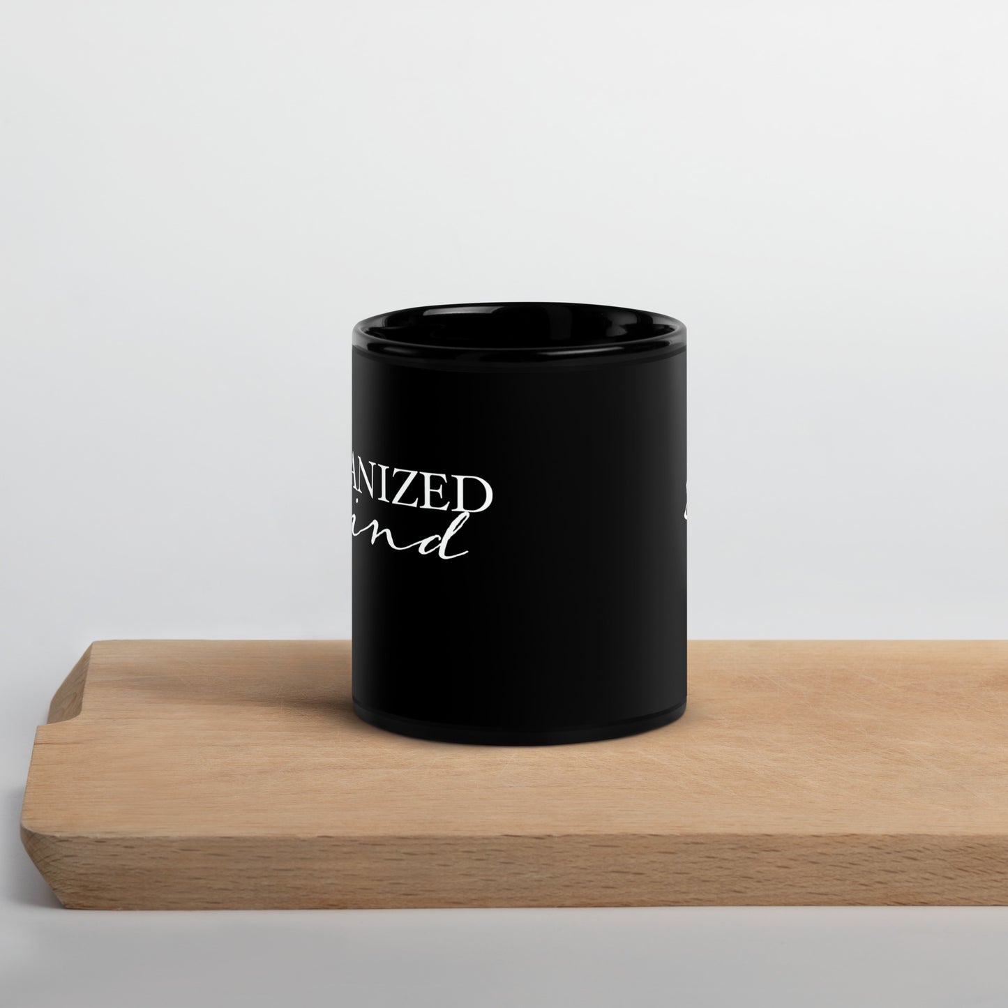 Organized Grind (Black Glossy Mug)